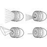 Комплект GARDENA: пистолет для полива CLASSIC + коннектор стандартный 08122-22.000.00